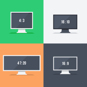 aspect ratio monitor for programming