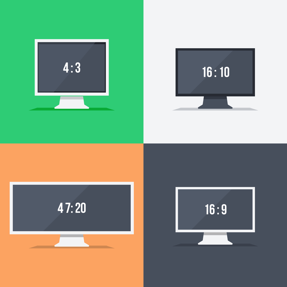 aspect ratio monitor for gaming