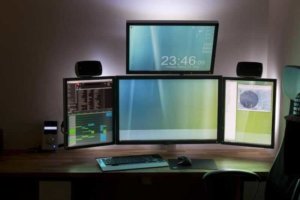 monitor setup for programming and coding