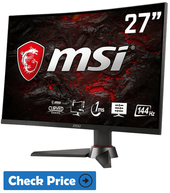 MSI Optix G27C2 curved monitor for gaming